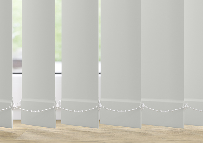 Trinity (Blackout), Light Grey - Vertical Blind Slats - Image 3